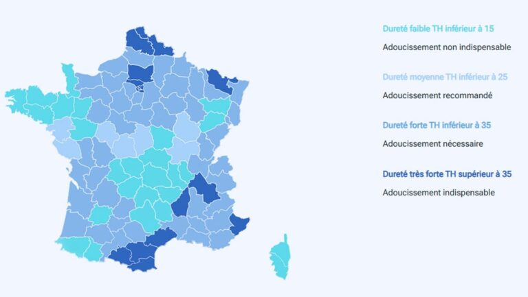 Eau calcaire en Essonne