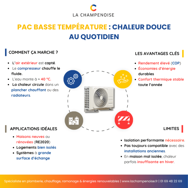 PAC basse température